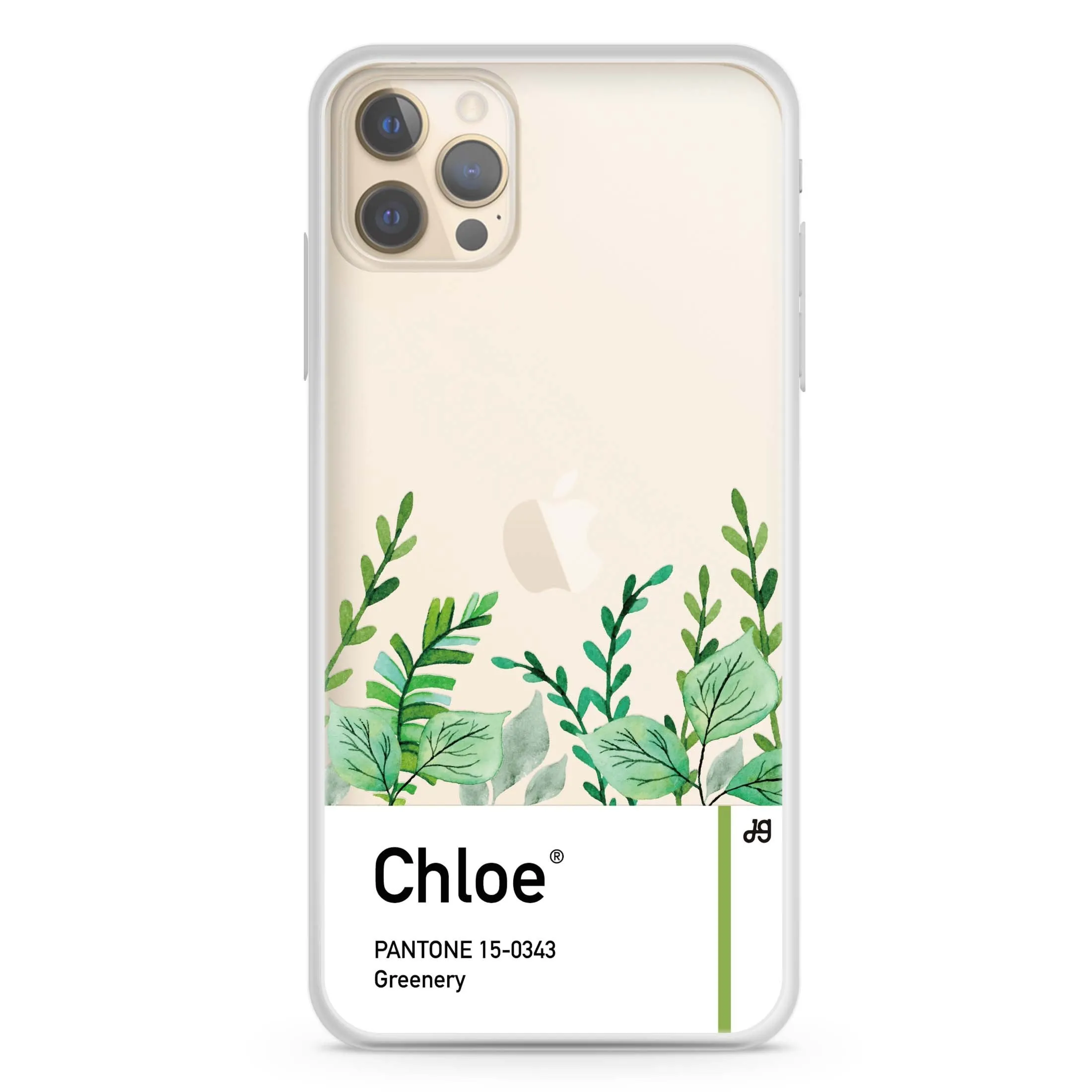 #15-0343 Greenery I iPhone 12 Pro Max Ultra Clear Case