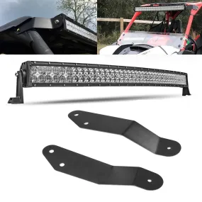 42 Inch 5D Series LED Light Bar & Car Roof Windshield LED Light Bar Mounting Bracket for 2014-2019 Can-Am Commander 1000 800 Models