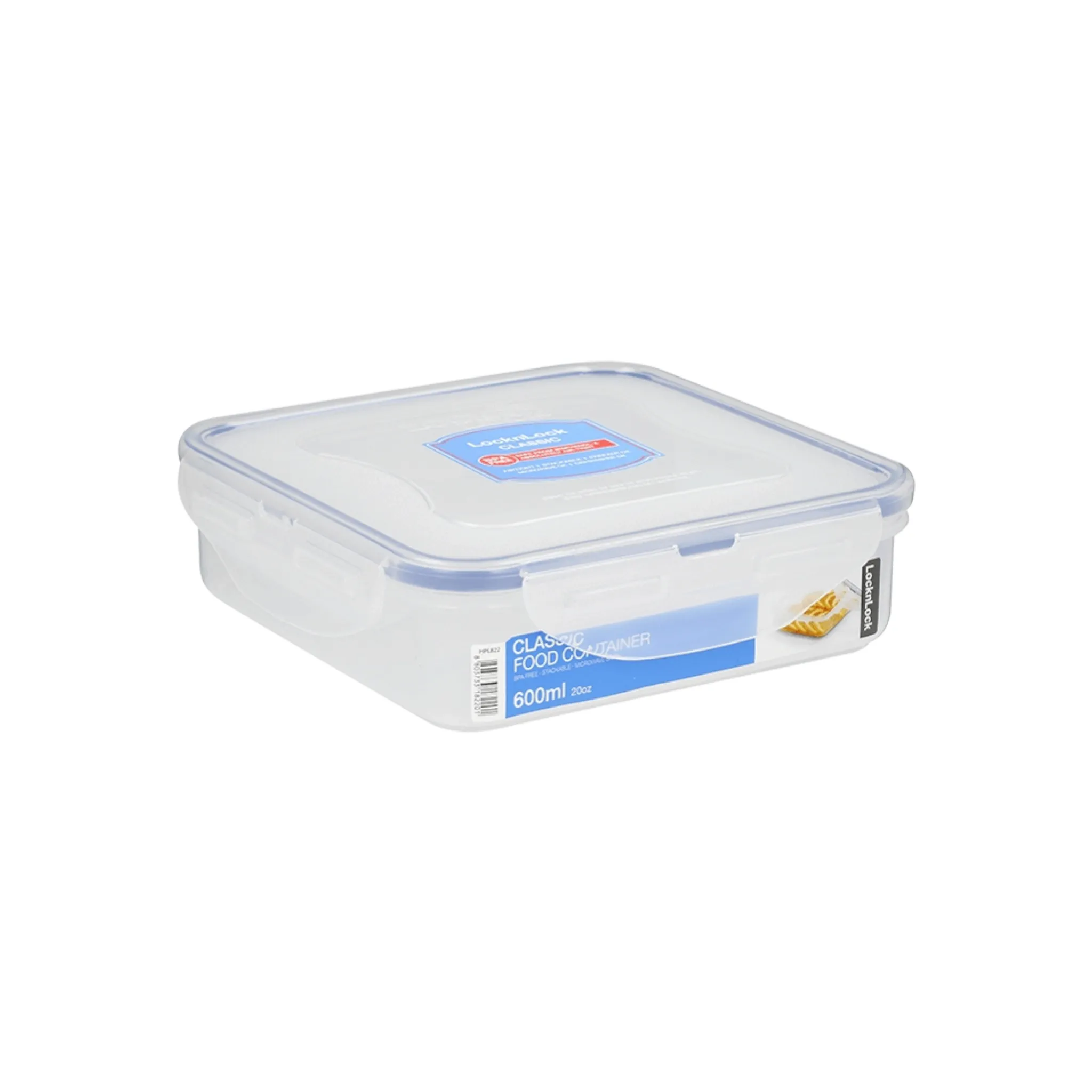 600ml LocknLock Square Container HPL822