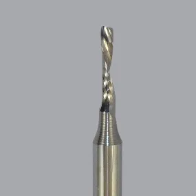 64-000, 0.0625" Dia, 0.25" LOC, 0.125" Shank Dia, 2" OAL, Single Flute Router Bit