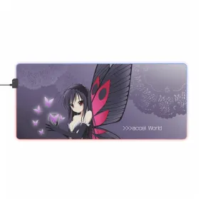 Accel World Kuroyukihime RGB LED Mouse Pad (Desk Mat)