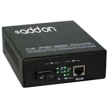 Add-on-computer Peripherals, L Addon 10-100base-tx(rj-45) To 100base-fx(sc) Mmf 1310nm 2km Poe Med