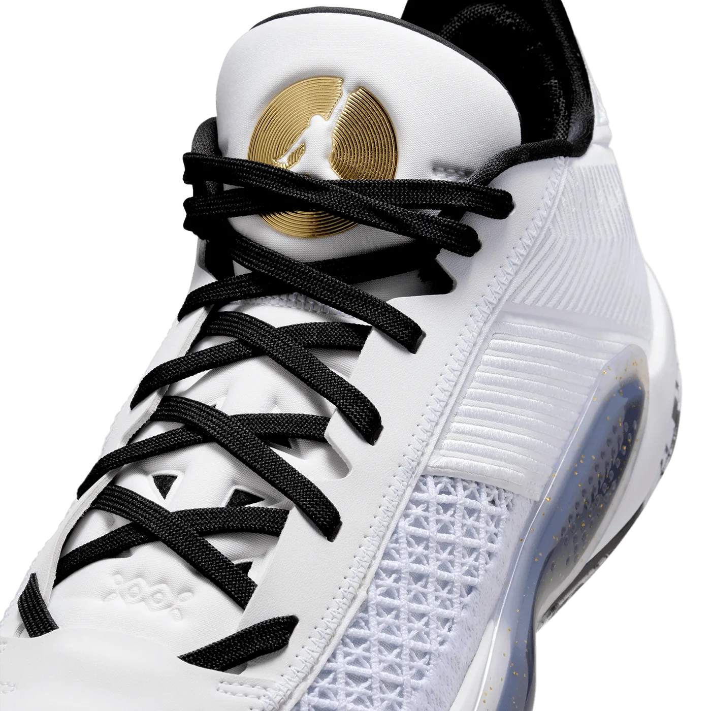 Air Jordan XXXVIII Low PF 'White and Metallic Gold'