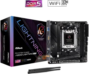 ASRock A620I Lightning WiFi DDR5,Socket AM5 Mini-ITX Motherboard