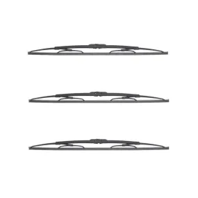 Audi SAAB Windshield Wiper Blade Set – Front and Rear – Bosch MicroEdge 4178439KIT