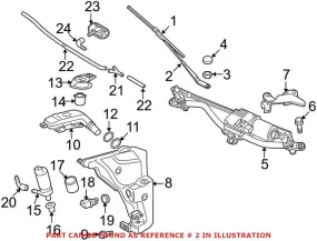 Audi Windshield Wiper Arm – Passenger Side 8R1955408B1P9