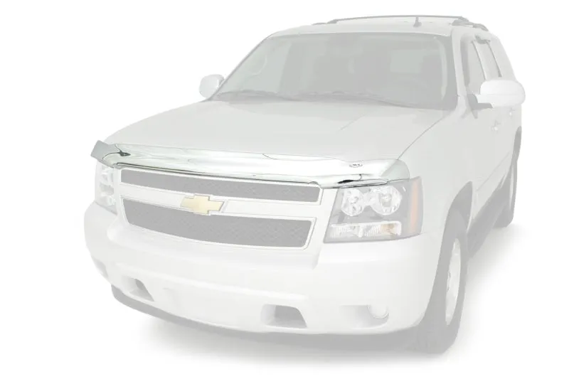 AVS 15-18 GMC Yukon High Profile Hood Shield - Chrome