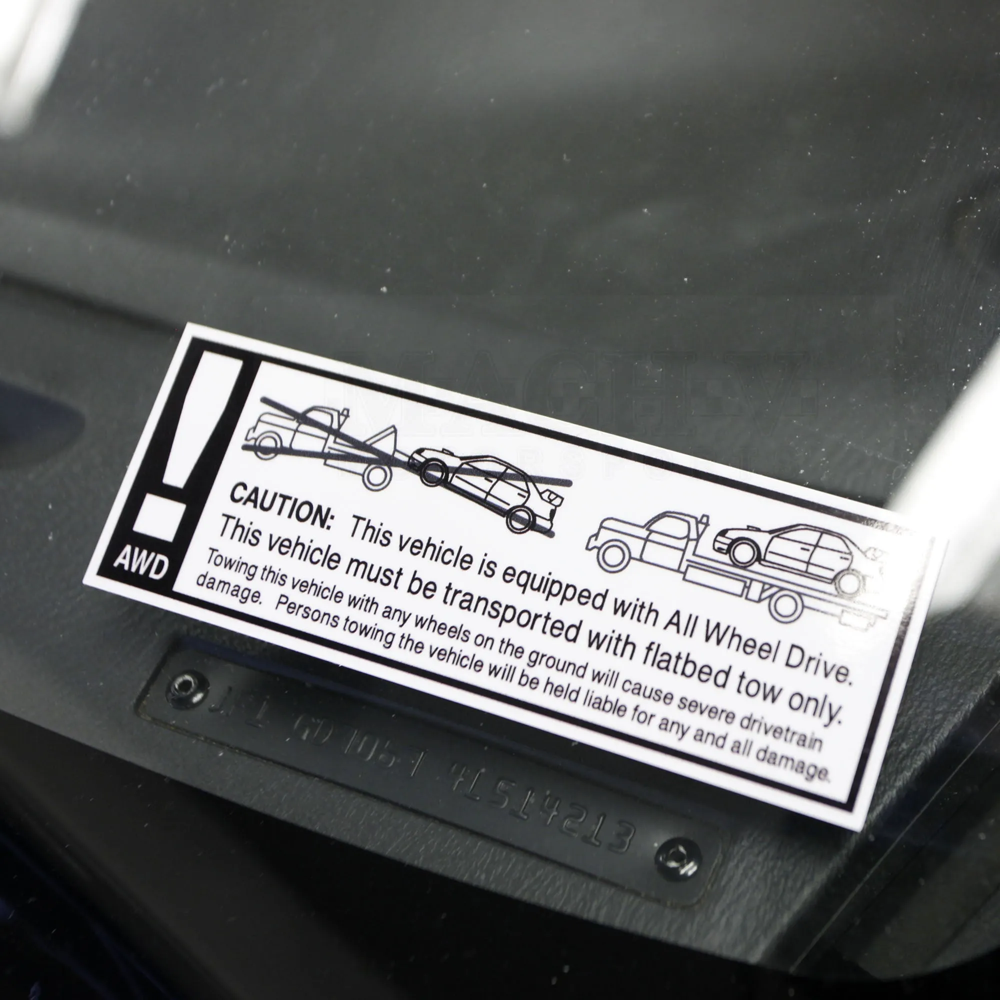 AWD Tow Decal