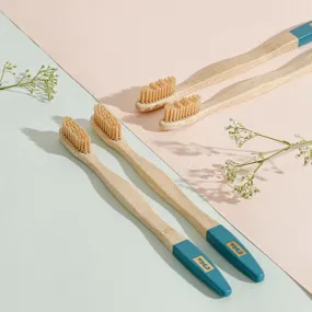 Bamboo Toothbrushes- Eco Toothbrush Set of 4