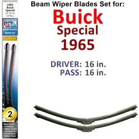 Beam Wiper Blades for 1965 Buick Special (Set of 2)