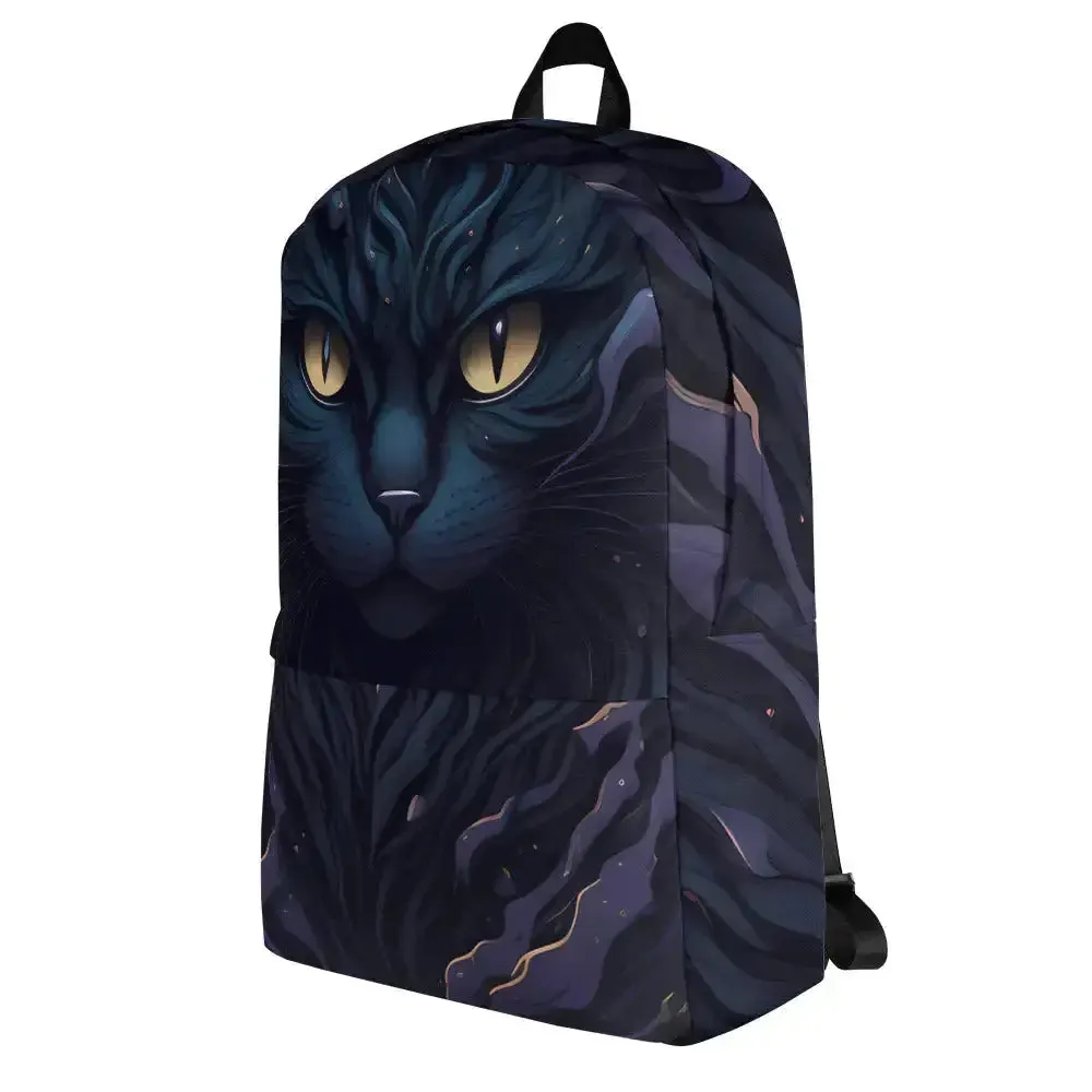 Black cat backpack