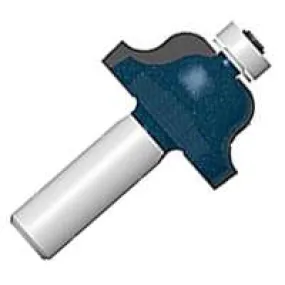 Bosch 85270MC Router Bit, 1 in Dia Cutter, 2-1/8 in OAL, 1/4 in Dia Shank, 2-Cutter, Steel :CD: QUANTITY: 1