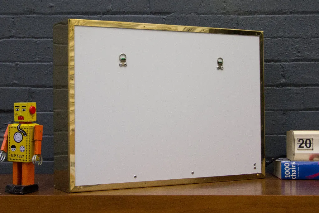 Brass Light Box - Upload your own design!