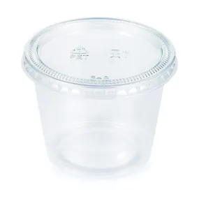 Bulk Clear 5.5 oz Portion Cups with Lids (192 per Case)