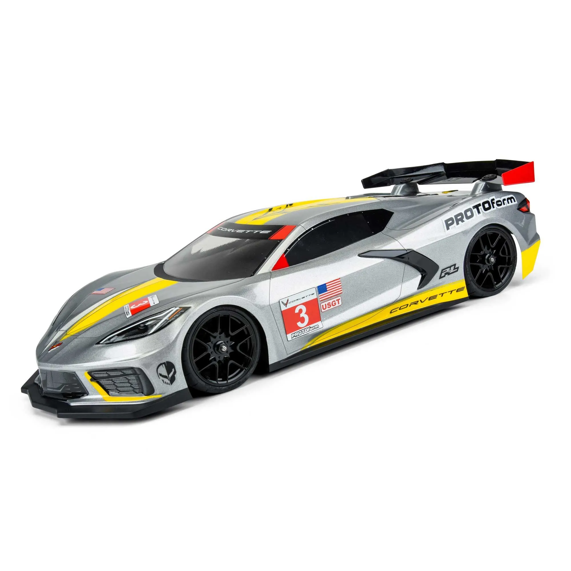 Chevrolet Corvette C8 Clear Body for 190mm TC