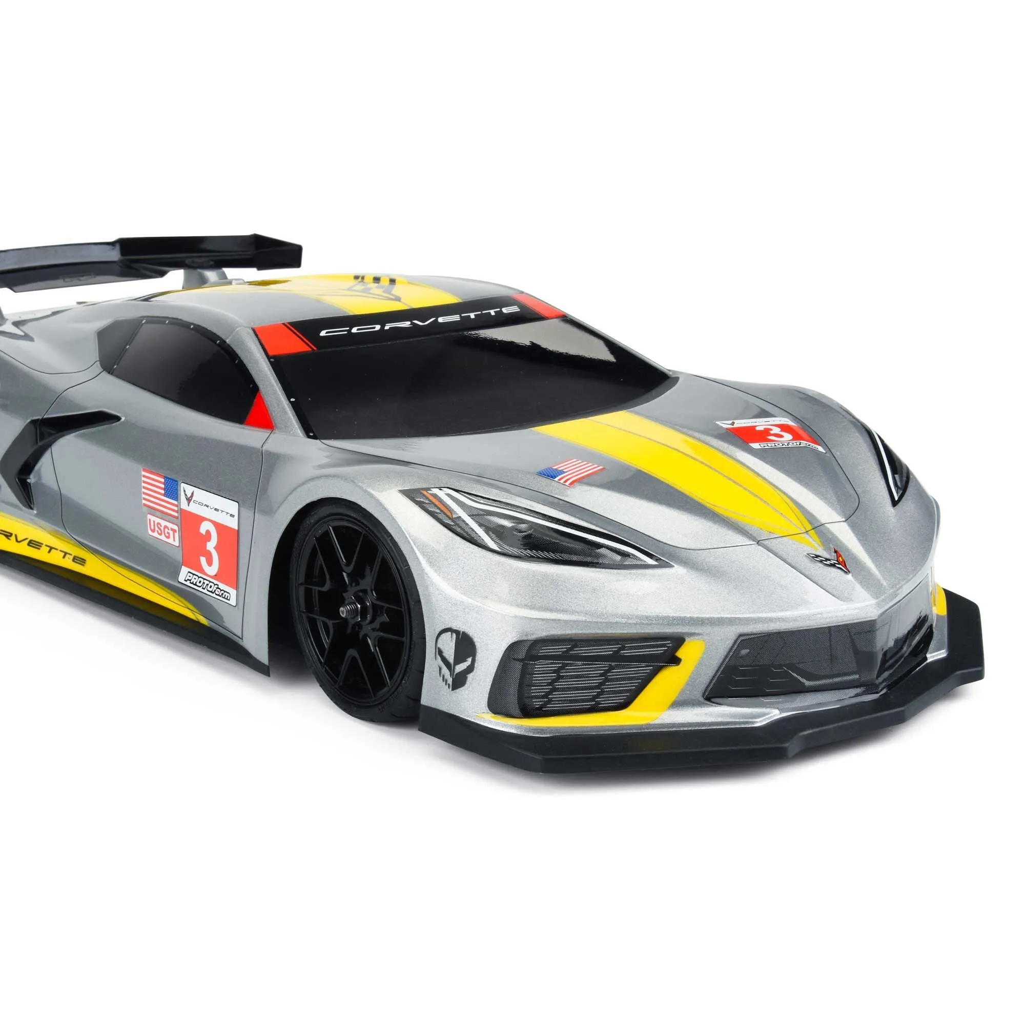 Chevrolet Corvette C8 Clear Body for 190mm TC