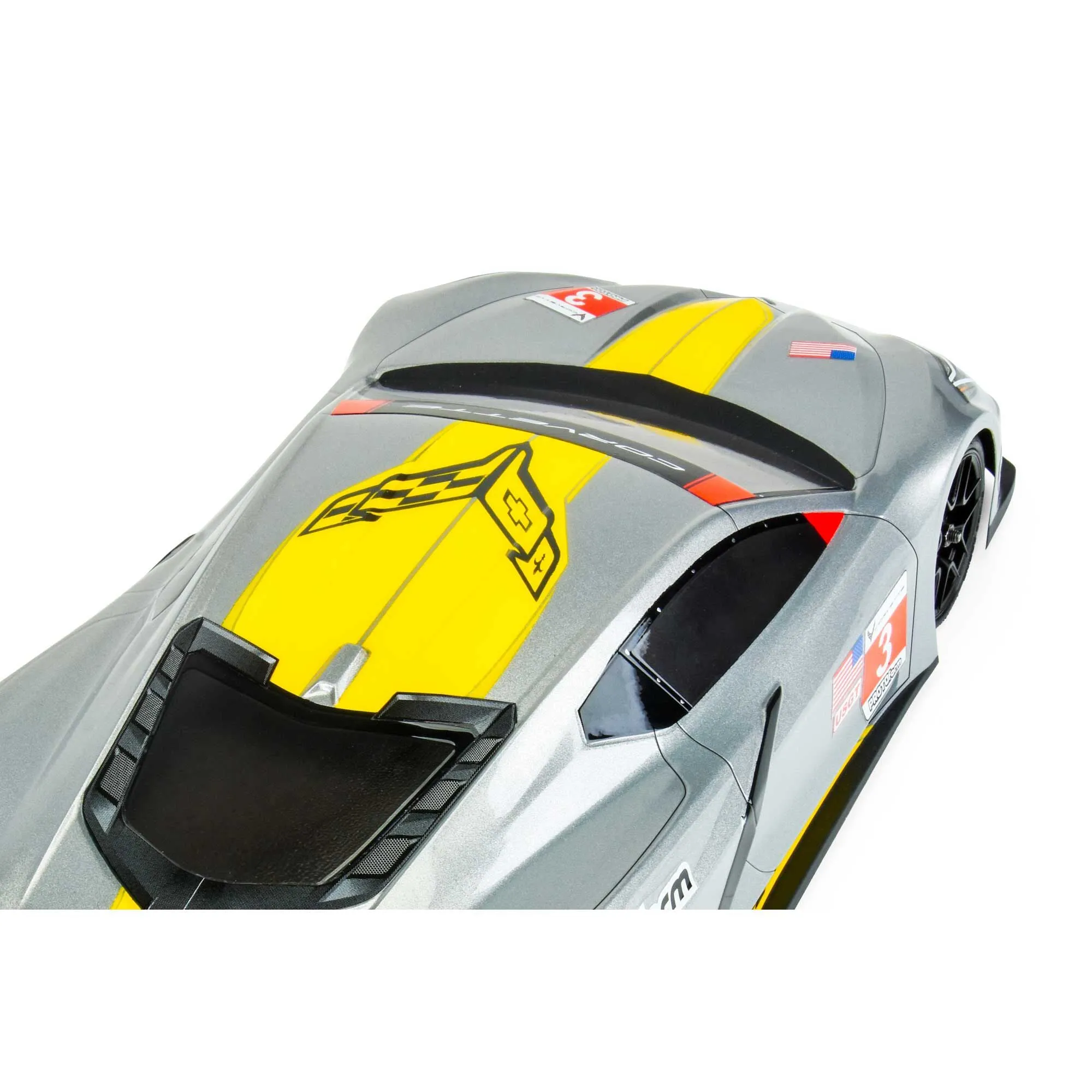 Chevrolet Corvette C8 Clear Body for 190mm TC