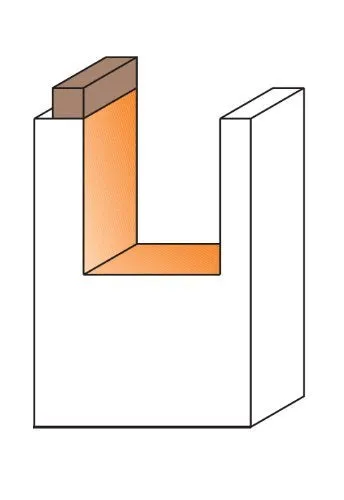 CMT Pattern Bit with Bearing, 1/4-Inch Shank, 1/2-Inch Diameter, Carbide-Tipped