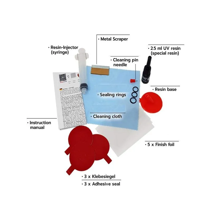 Complete Windshield Repair Kit - Effective Tools for Quick Fixes  XF03