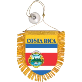 Costa Rica Mini Car Banner