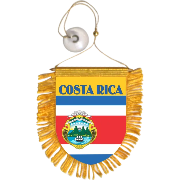 Costa Rica Mini Car Banner