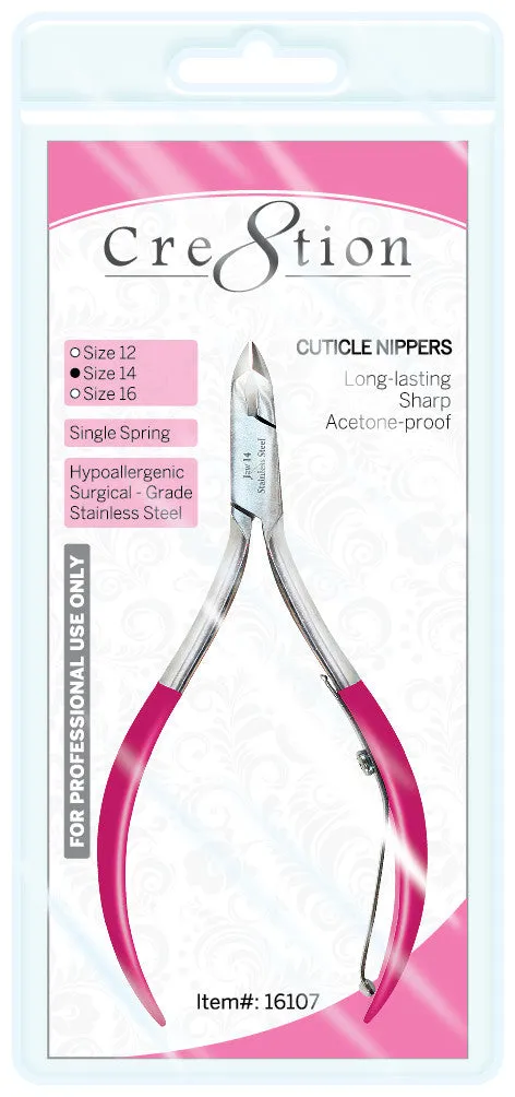 Cre8tion Cuticle Nippers Size 16, Full Jaw, 16108