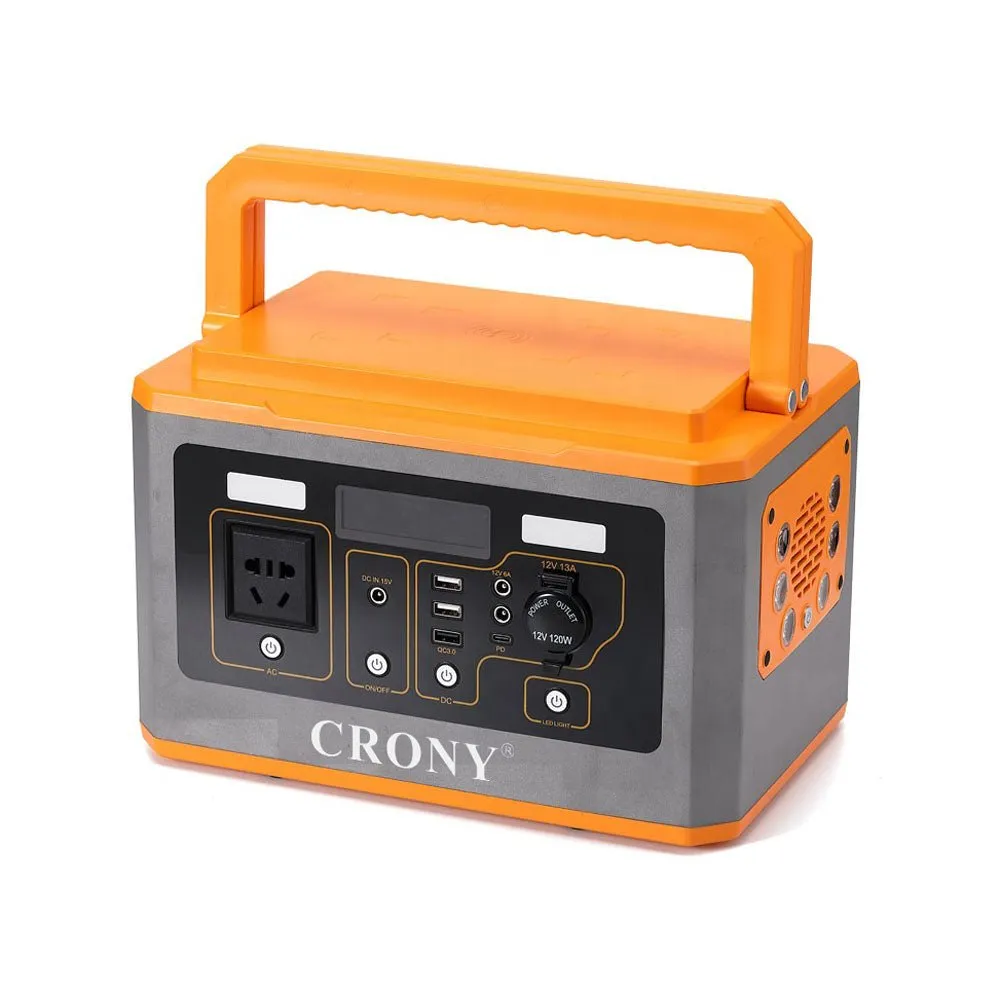 CRONY BS800 Portable Power Station 500W portable router battery backup mini dc ups 24V 3A for outdoor activities with DC 5V/3A usb