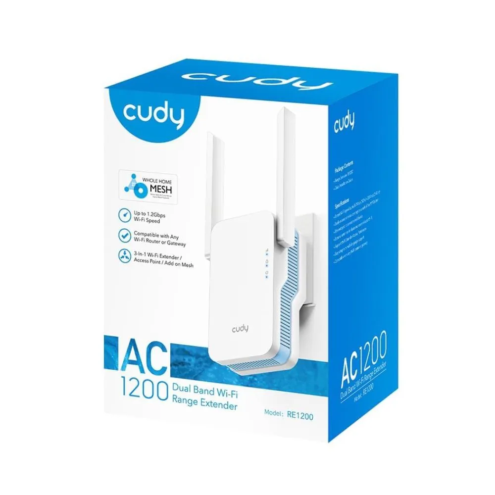 Cudy WiFi Extender RE1200