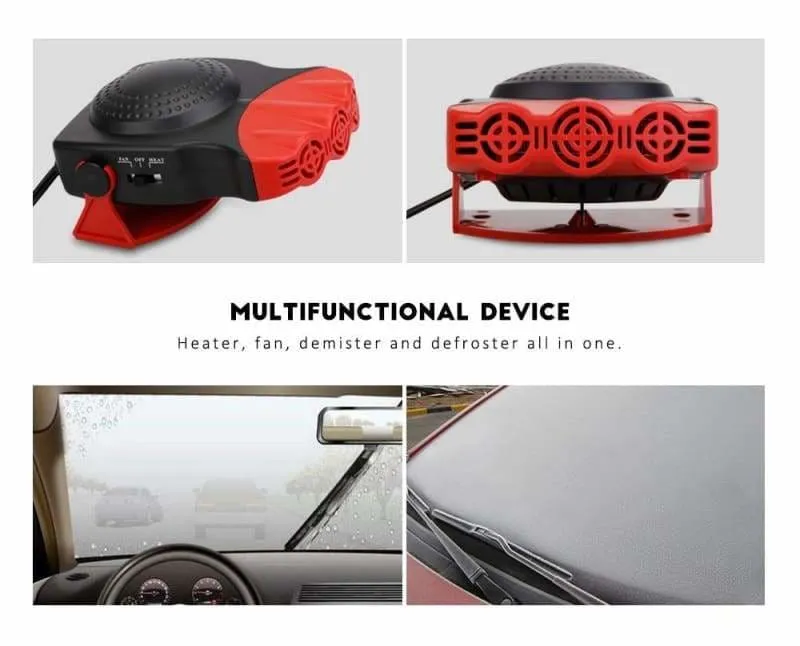 Defrost and defog car heater