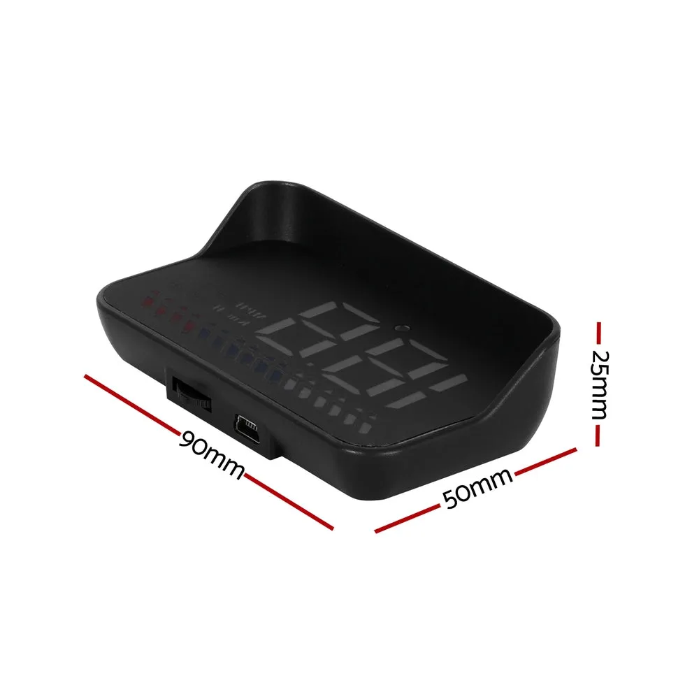 Digital GPS HUD Speedometer, Overspeed Alarm, 3.5" LCD - Giantz