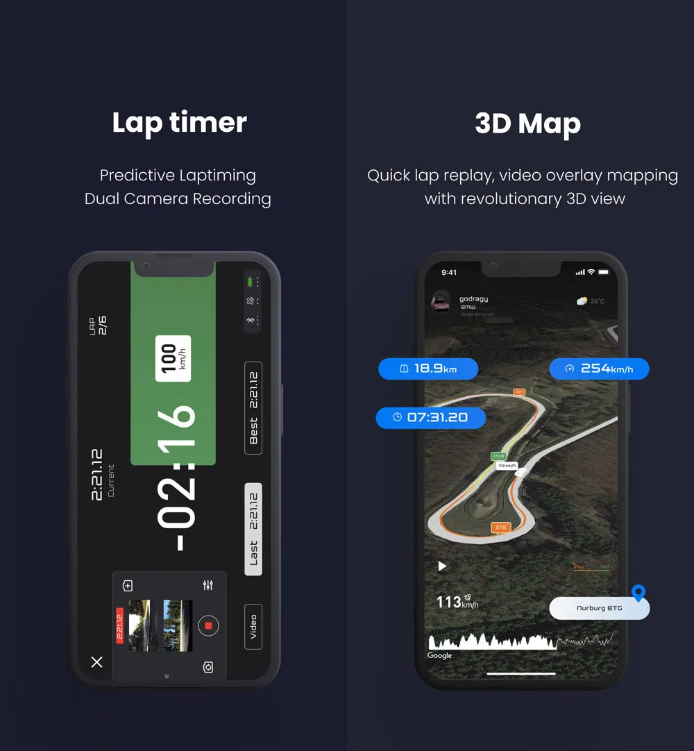 Dragy GPS Based Performance Meter & Lap Timer