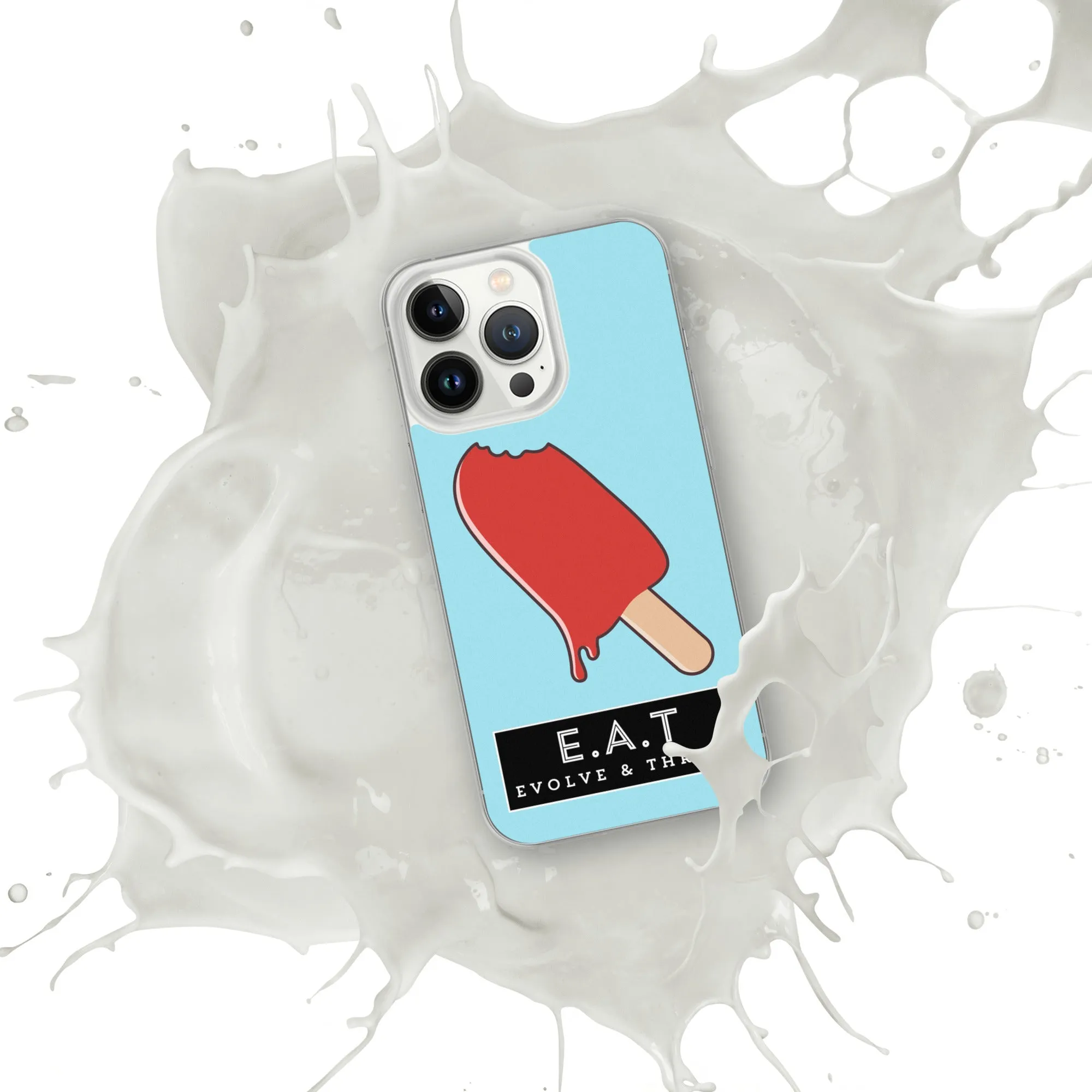 E.A.T Blizzard Blue Clear Case for iPhone®