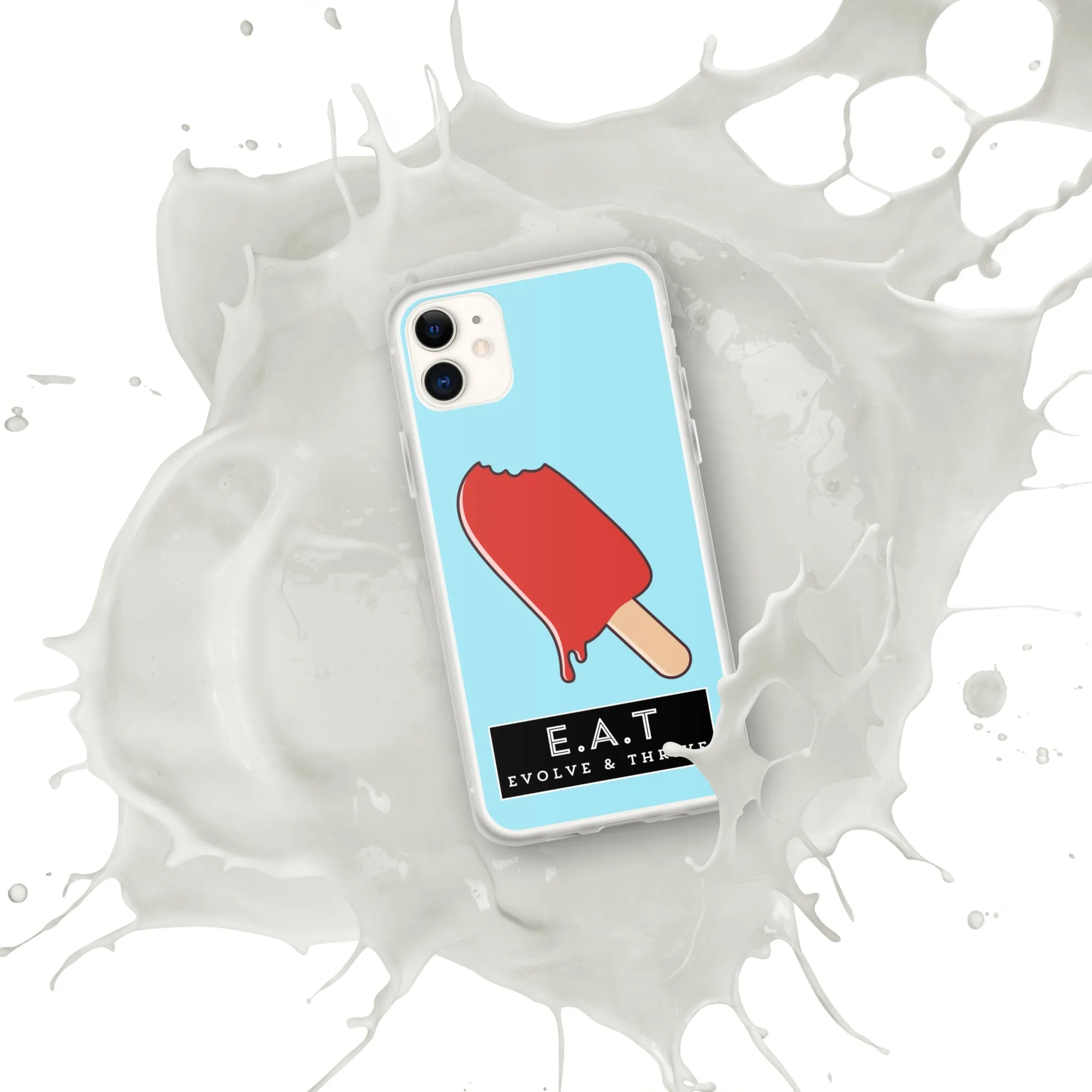 E.A.T Blizzard Blue Clear Case for iPhone®