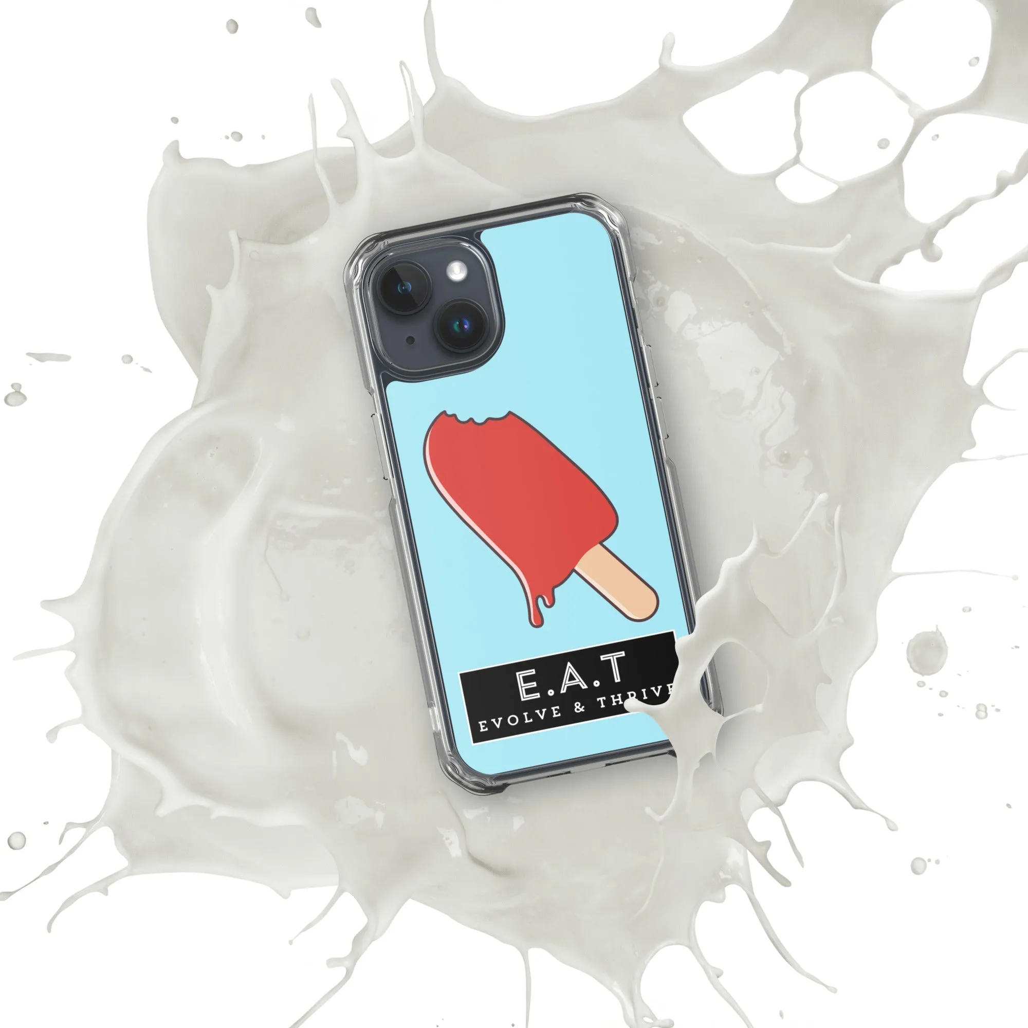 E.A.T Blizzard Blue Clear Case for iPhone®