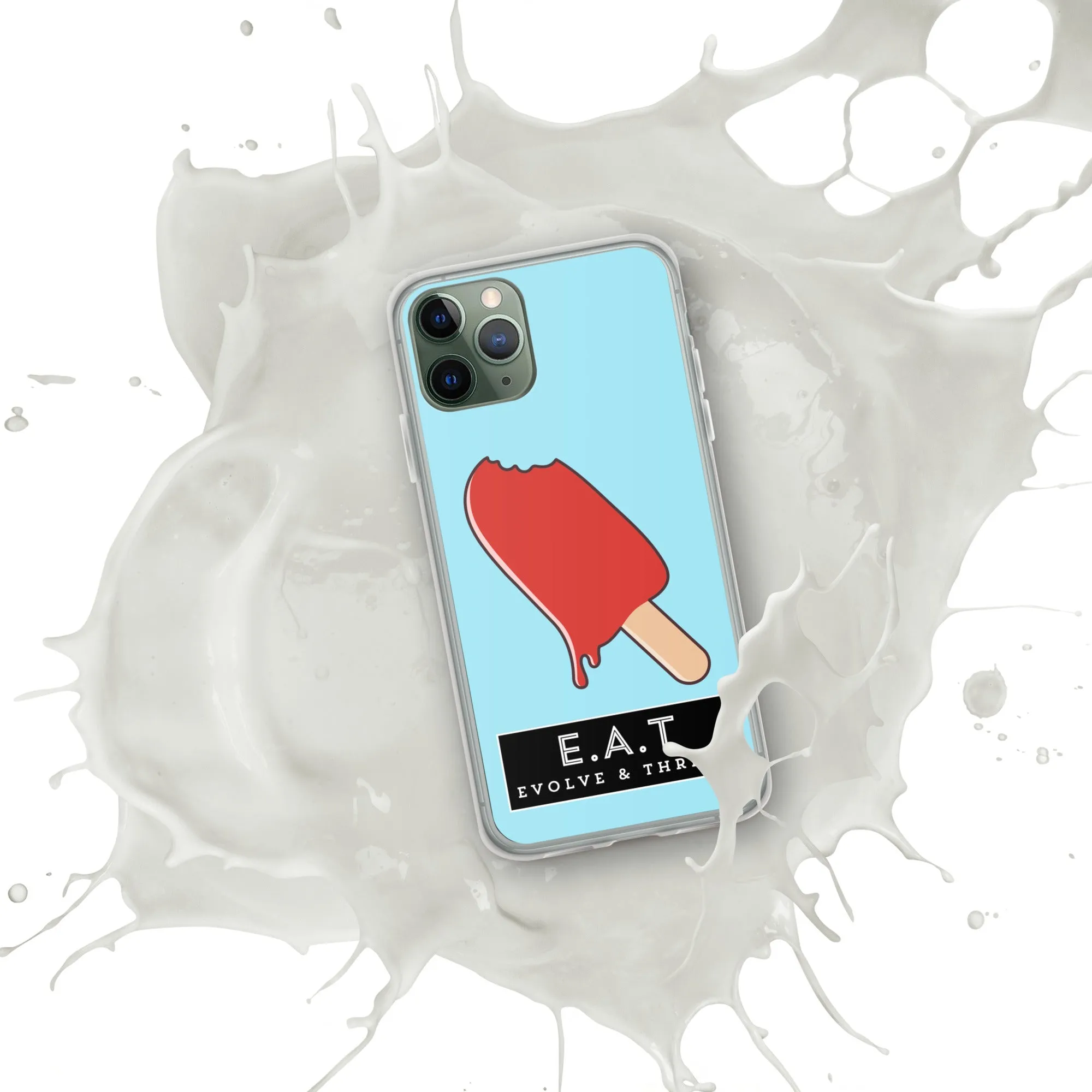 E.A.T Blizzard Blue Clear Case for iPhone®