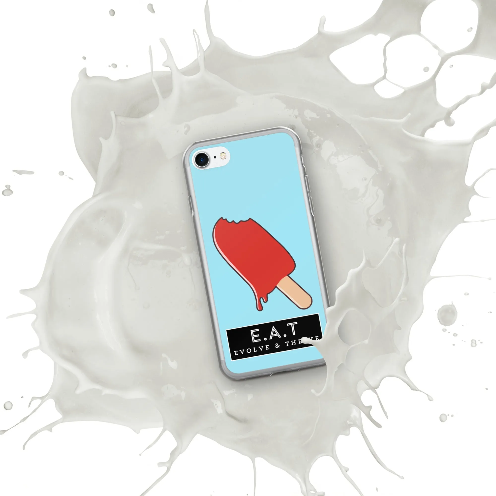 E.A.T Blizzard Blue Clear Case for iPhone®