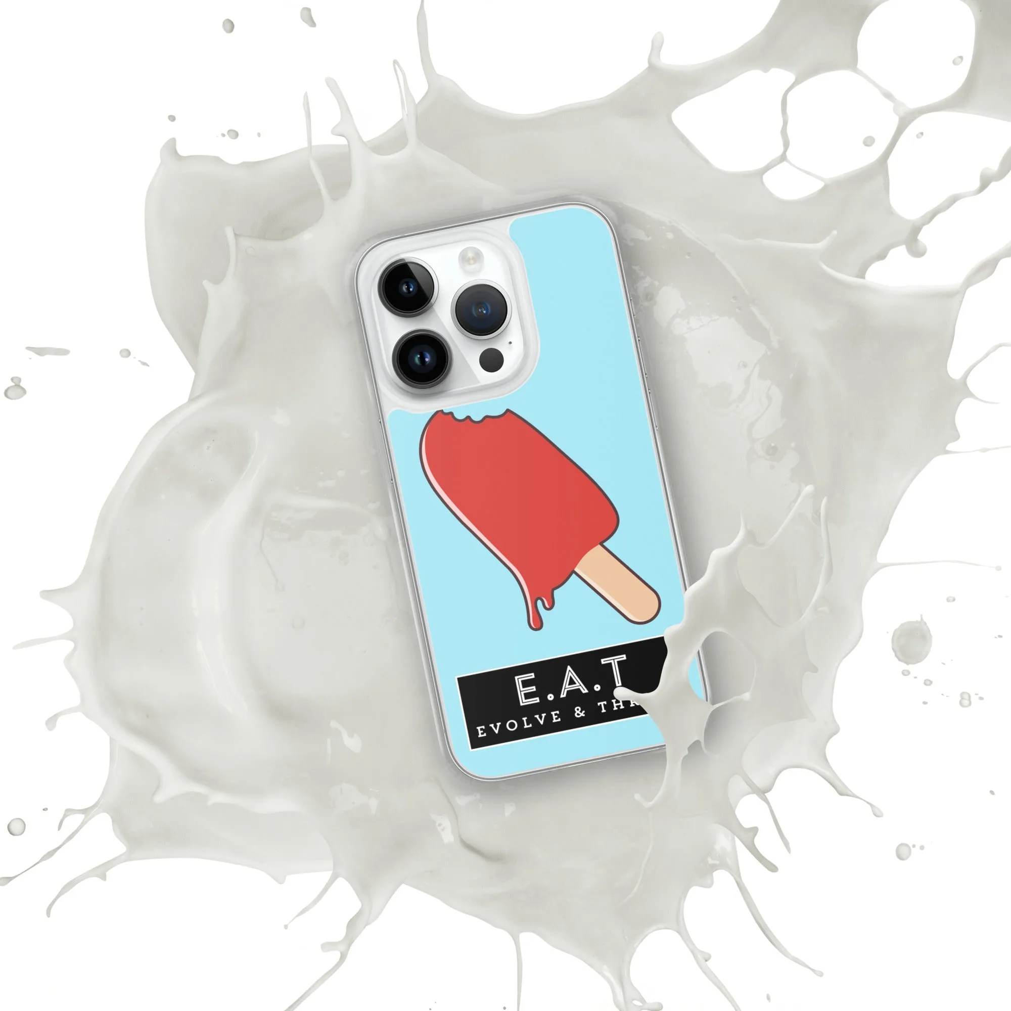 E.A.T Blizzard Blue Clear Case for iPhone®