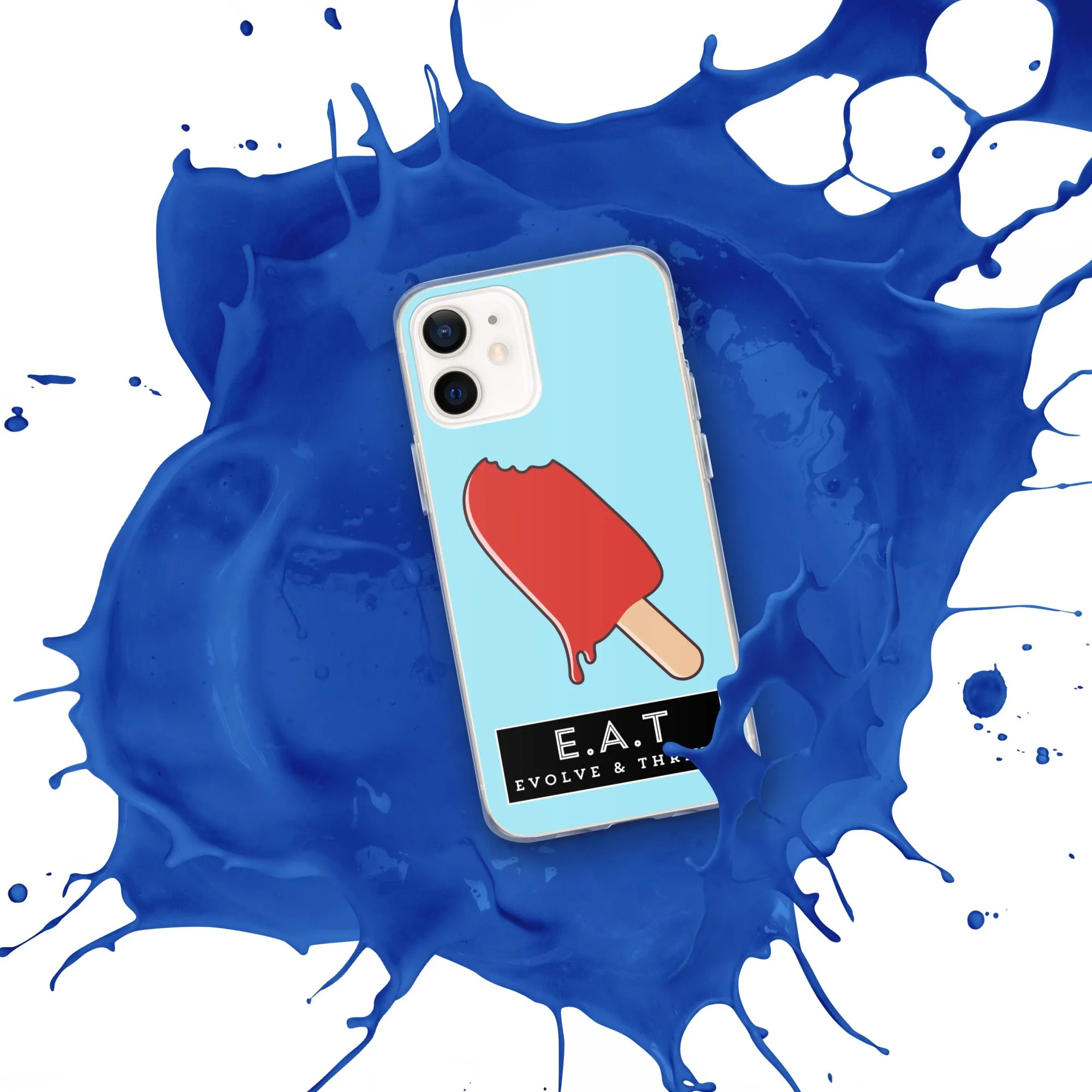 E.A.T Blizzard Blue Clear Case for iPhone®