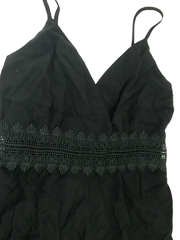 Elegant Black Sleeveless Dress Small Size