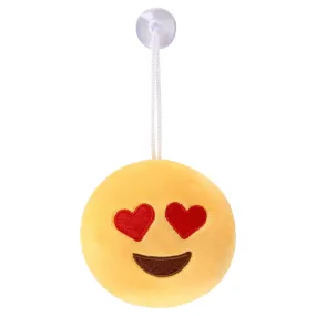 Emoji Plush Suction Cup Car Hangers - Assorted