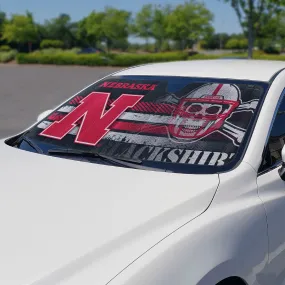 Fanmats Nebraska Cornhuskers Windshield Sun Shade