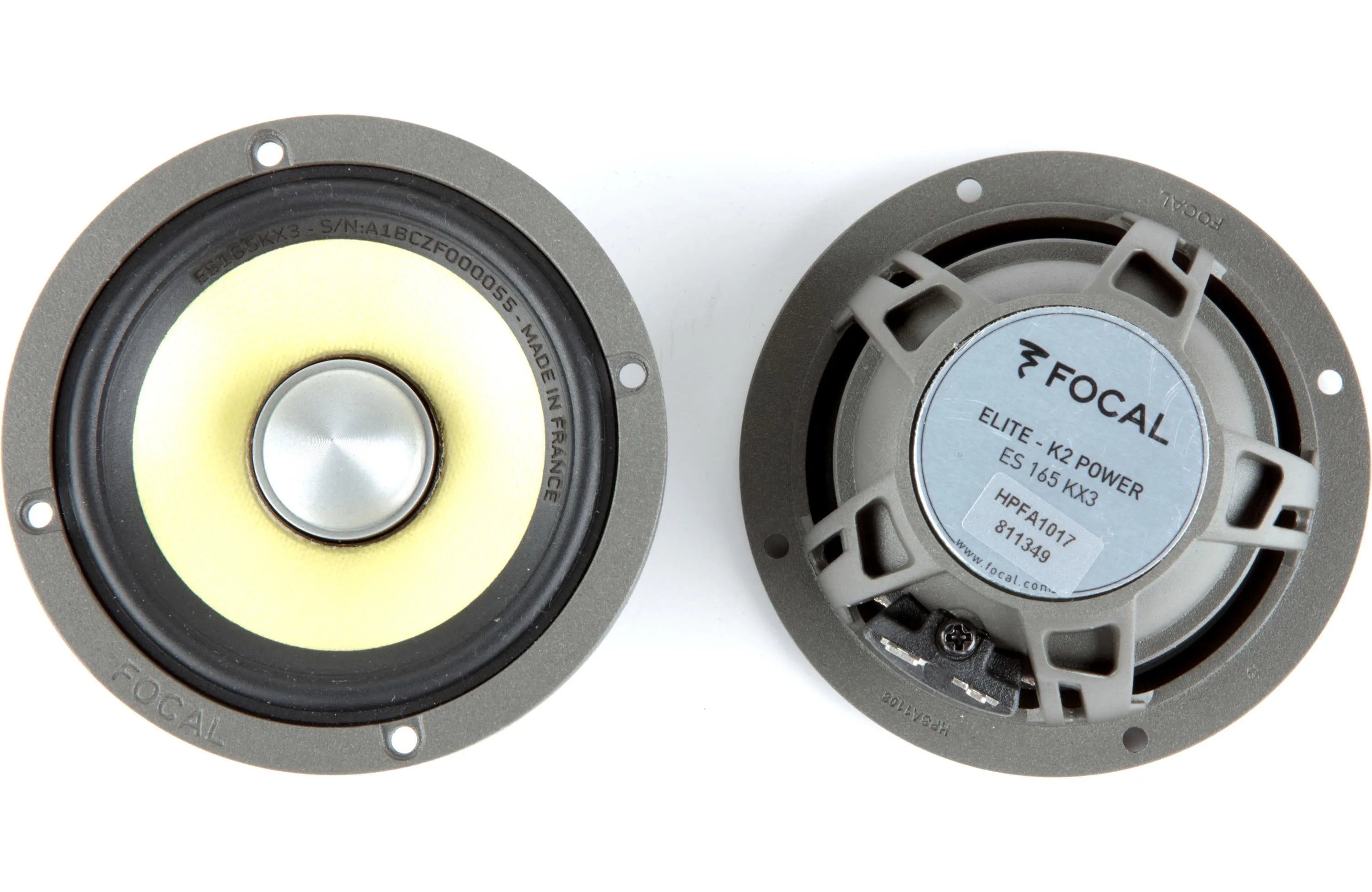 Focal ES 165 KX3 K2 Power 6.5" 3 Way Component Speaker (Pair)