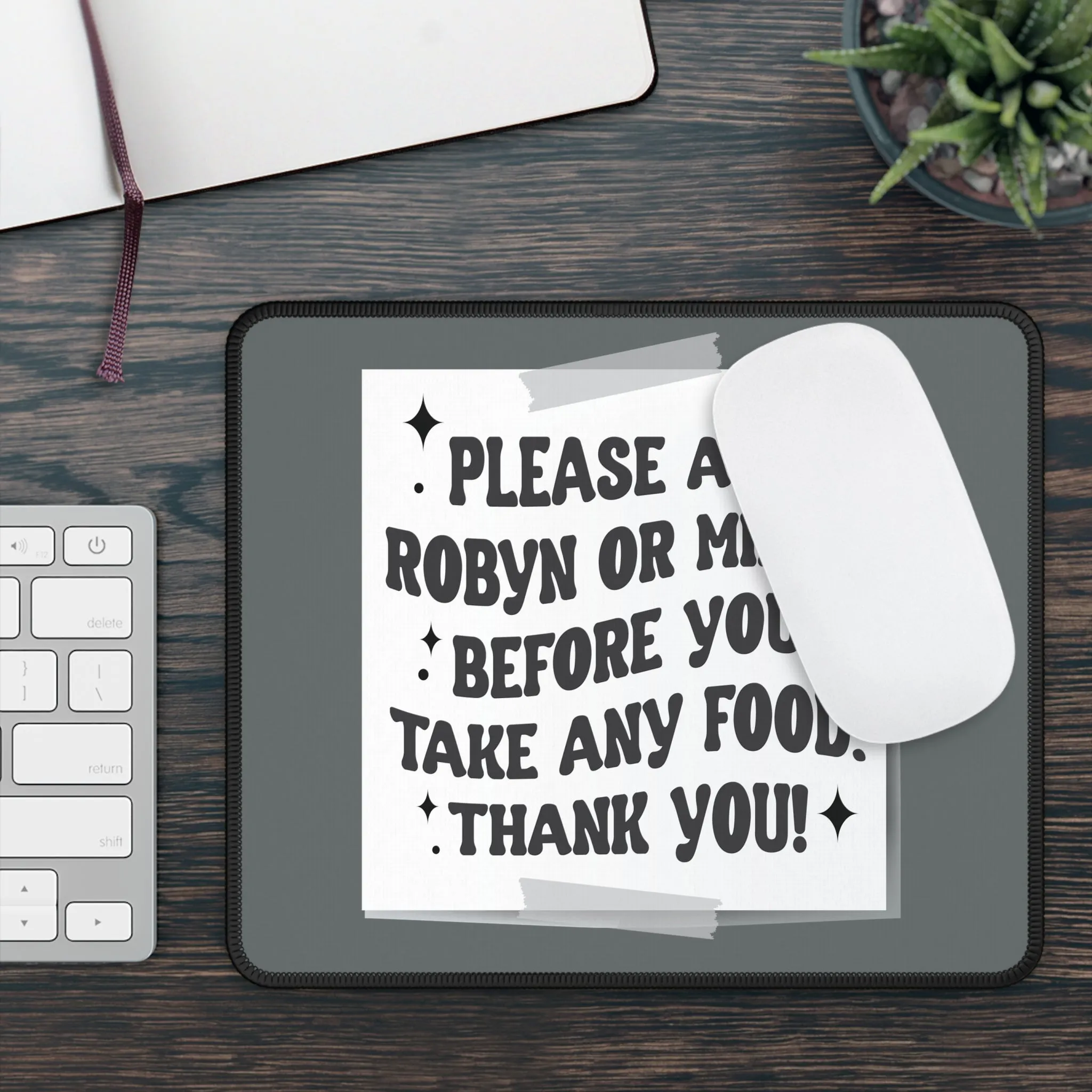 Fridge Note Mouse Pad