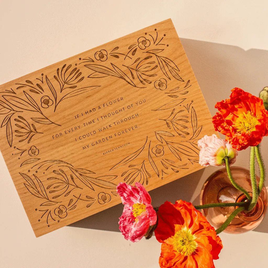 Garden Of Flowers Keepsake Box