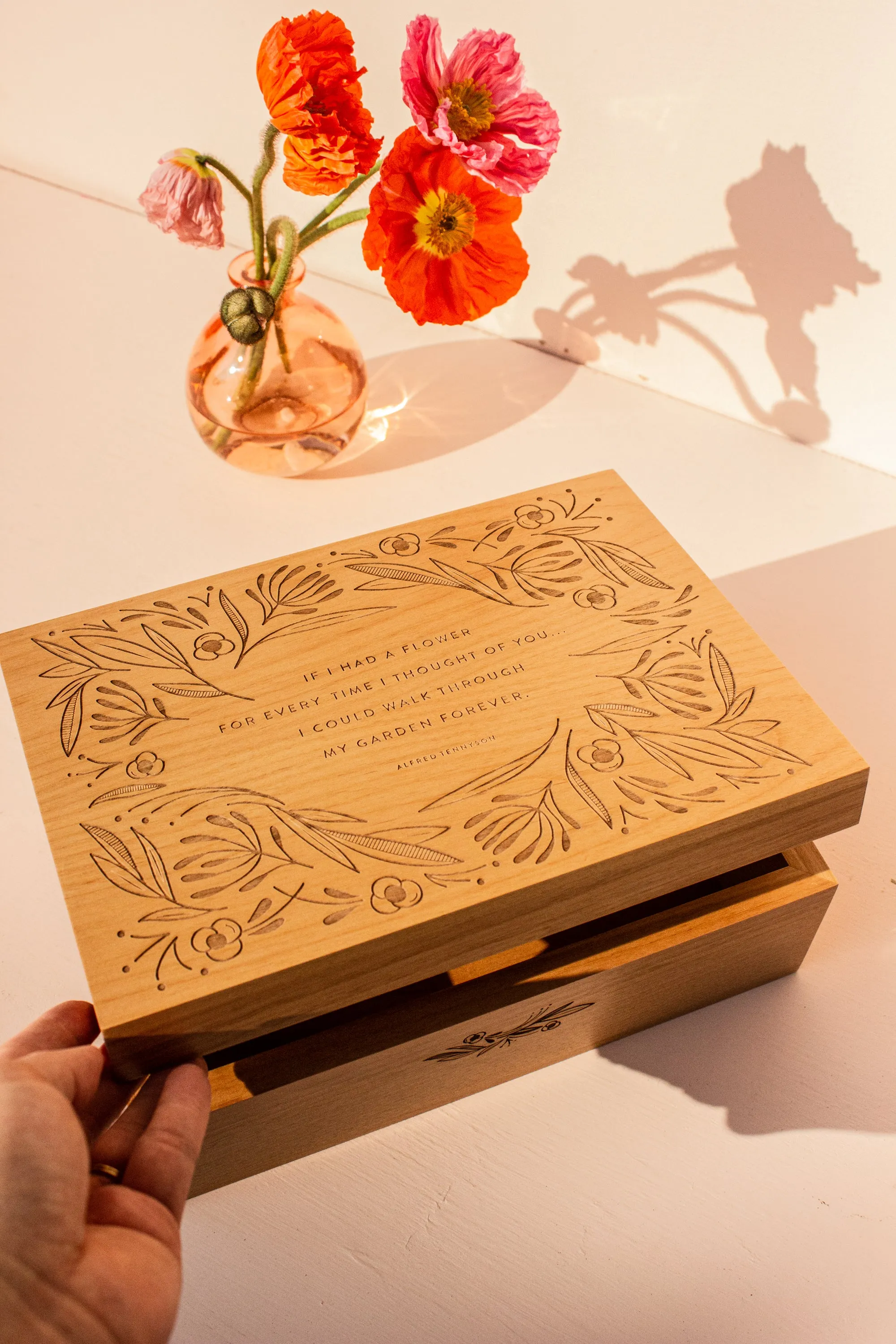 Garden Of Flowers Keepsake Box