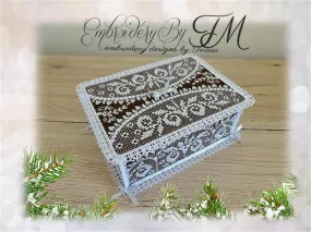 Gingerbread box / 5x7 hoop