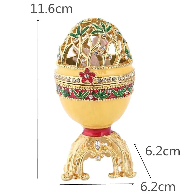 Handcrafted Embellished Egg Jewelry Gift Boxes