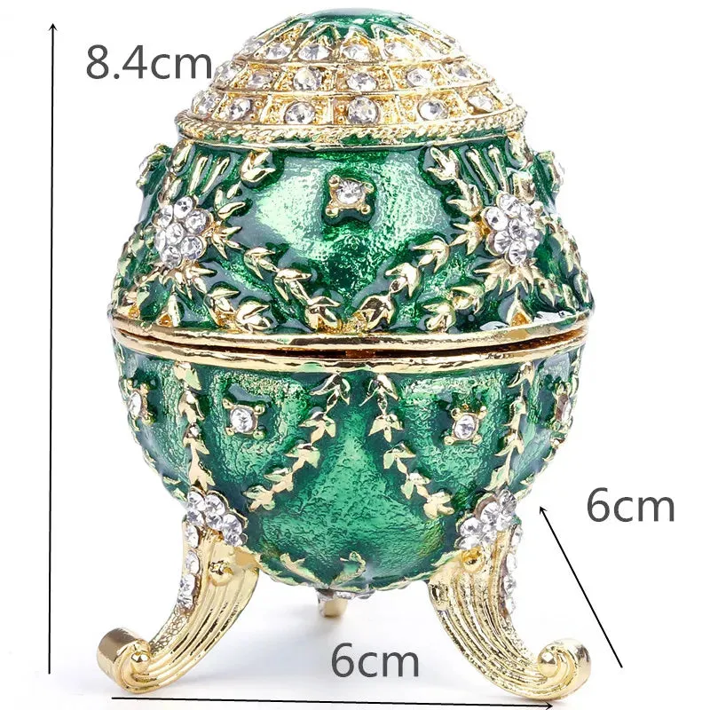 Handcrafted Embellished Egg Jewelry Gift Boxes