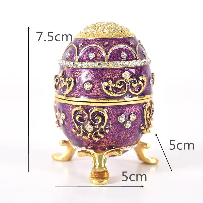 Handcrafted Embellished Egg Jewelry Gift Boxes