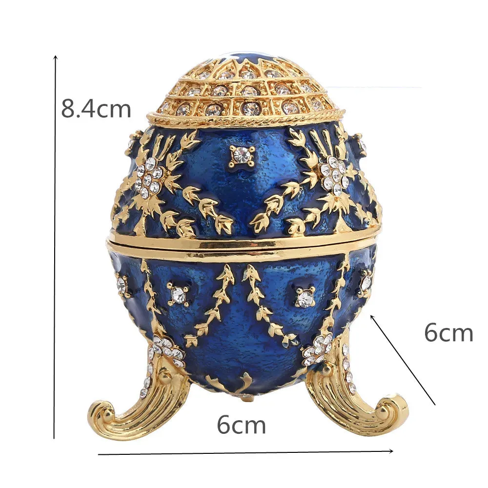 Handcrafted Embellished Egg Jewelry Gift Boxes